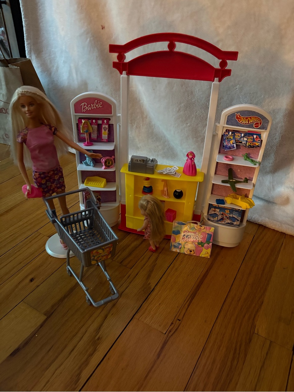 Mattel Barbie Store Playset in Pink, Yellow, White and Red